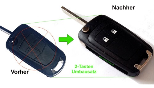 Tasten umbausatz für opel - für,