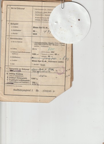 Opel 1296 liter 1935 lkw - 1935,