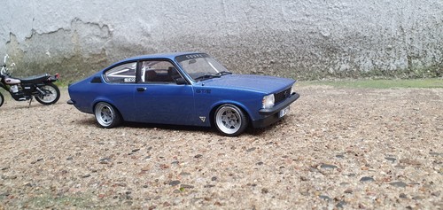 Opel kadett coupe blau - opel, c